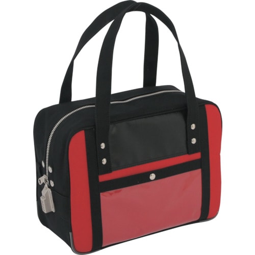 帆布メール用ボストン(S)SED−1錠付赤