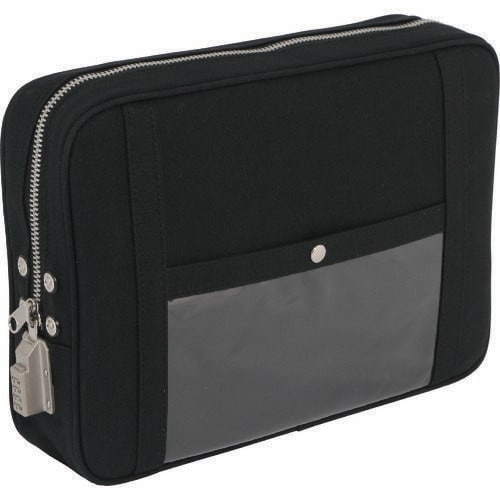 帆布メール用ポーチ(LL)SED−1錠付黒