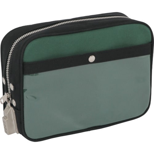 帆布メール用ポーチ(M)SED−1錠付モスグリーン