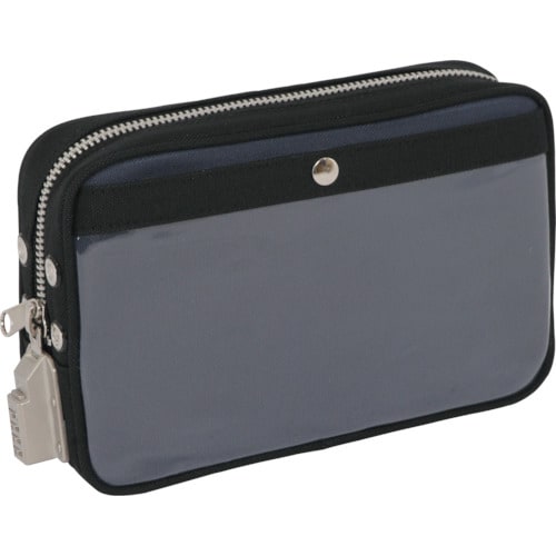 帆布メール用ポーチ(S)SED−1錠付紺