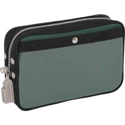 帆布メール用ポーチ(S)SED−1錠付モスグリーン