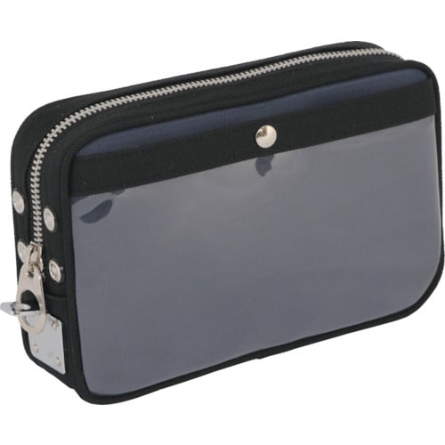 帆布メール用ポーチ(S)馬蹄錠金具付紺