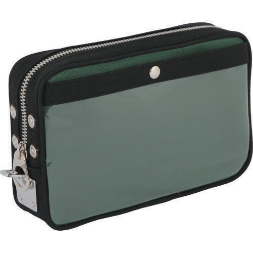 帆布メール用ポーチ(S)馬蹄錠金具付モスグリーン