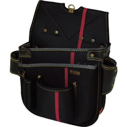 進化シリーズネイルバッグ(大)黒/緋右腰用