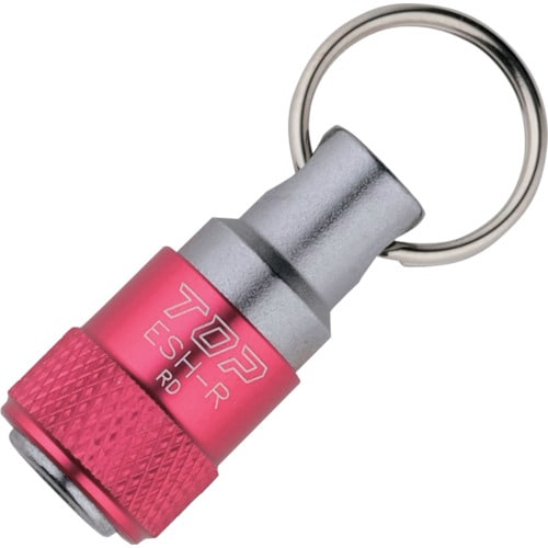 携帯用ソケットホルダーリング付レッド