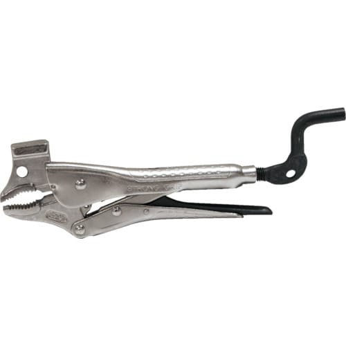 C型グリッププライヤーハンマーヘッド付300mm