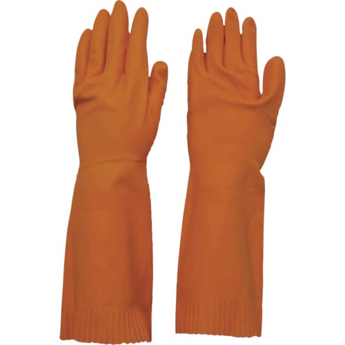 天然ゴム厚手裏毛付MLオレンジ