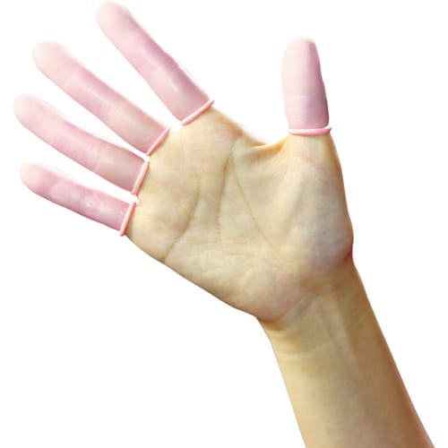 制電指サック(ピンク)LL(500個入)