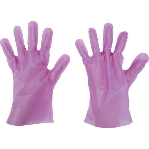 エンボス手袋五本絞りエコノミー化粧箱Lピンク