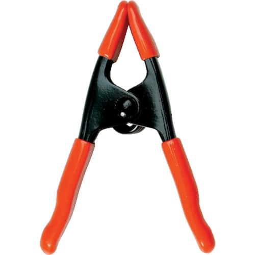 スチール製スプリングクランプ口開35mm