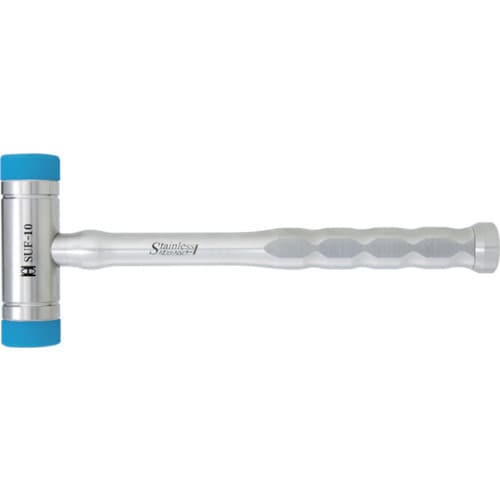 ステンレスソフトハンマー青ヘッド付#1