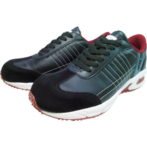 耐滑樹脂先芯入りスニーカー黒29.0cm