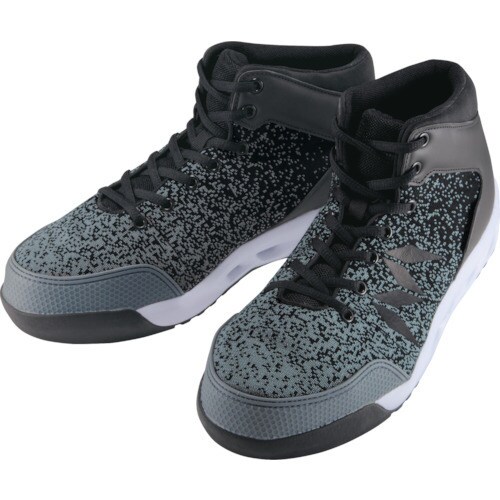 マンダムニット#002グレー/ブラック26.5cm