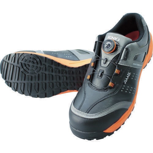 シューズA種耐滑ローカットブラック25.0