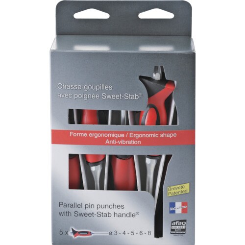 STSハンドル付平行ピンポンチ5本セット