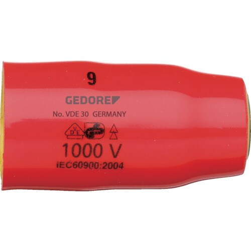 絶縁ソケット3/8対辺12mm