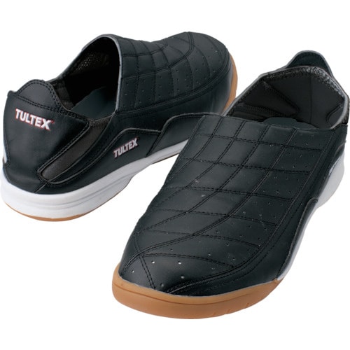 セーフティシューズ TULTEX踵踏みブラックS