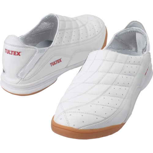 セーフティシューズ TULTEX踵踏みホワイトM