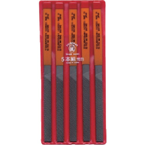 組ヤスリ 5本組 平荒目