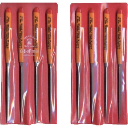 組ヤスリ 8本組 三角荒目