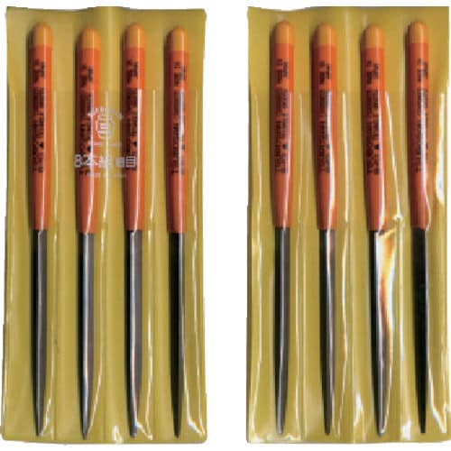 組ヤスリ 8本組 三角細目