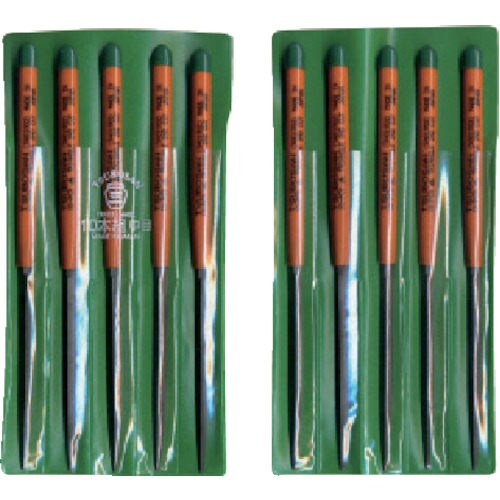 組ヤスリ 10本組 三角中目