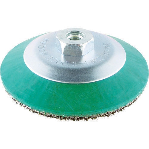 ベベルワイヤブラシ ねじ式 120mm