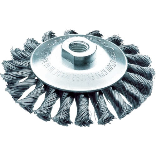 ノットベベルブラシ Φ100 高張度鋼線0.5