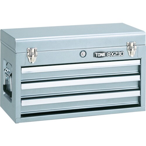 ツールチェスト508X232X302mmシルバー