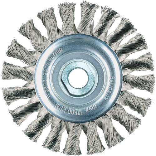 ホイールブラシ Φ100 ステンレス線0.5