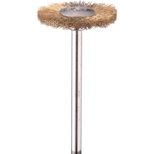 金属ブラシホイール真鍮φ10(10本入)