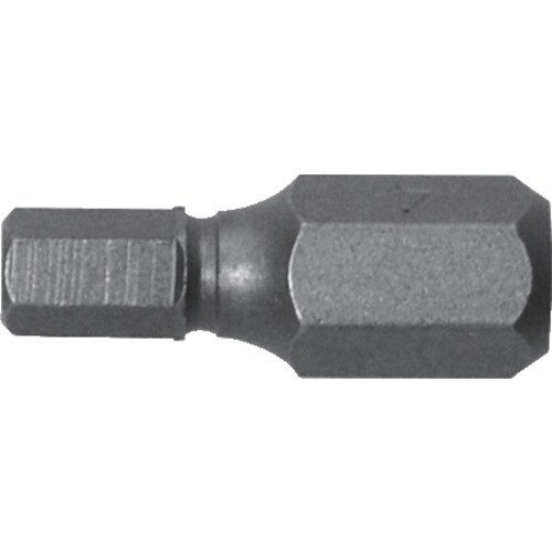 溝付超短六角レンチビット1本組対辺4×19