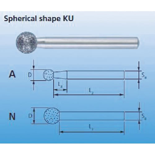ダイヤモンドバー DKUA4.0258729