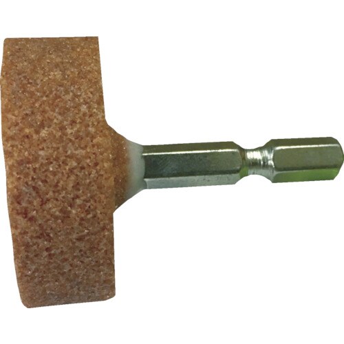 六角軸軸付砥石金属用(WA)平型φ38×13mm