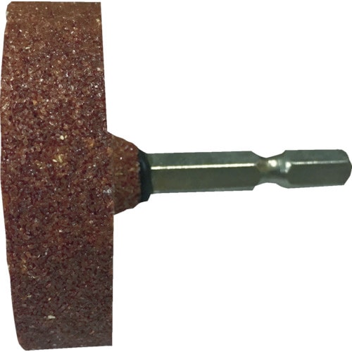 六角軸軸付砥石金属用(WA)平型φ50×13mm