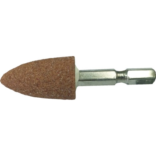 六角軸軸付砥石金属用(WA)砲弾型φ18×31mm
