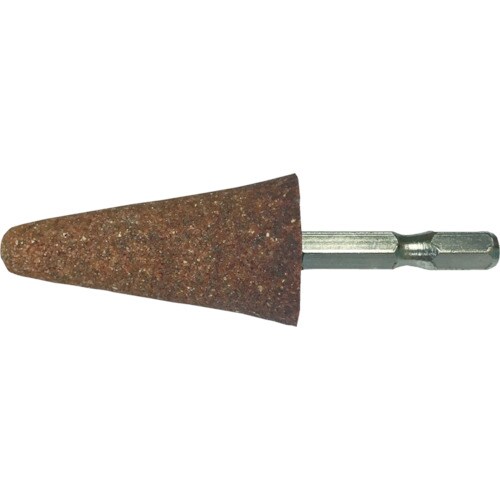 六角軸軸付砥石金属用(WA)傘型φ25×50mm