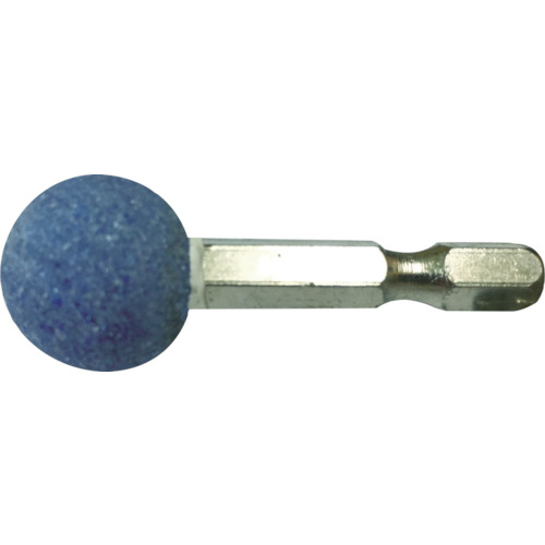 六角軸軸付砥石ステンレス用(WA)球型φ19mm