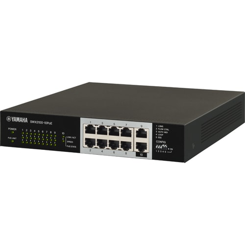 シンプルL2スイッチ 10ポートPoE給電対応