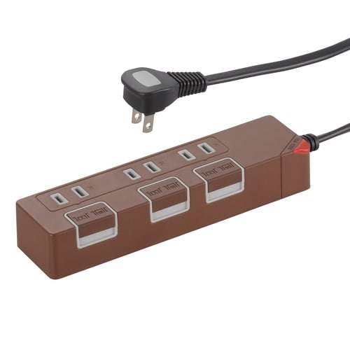 3口1.5mタップPUSHSW−T