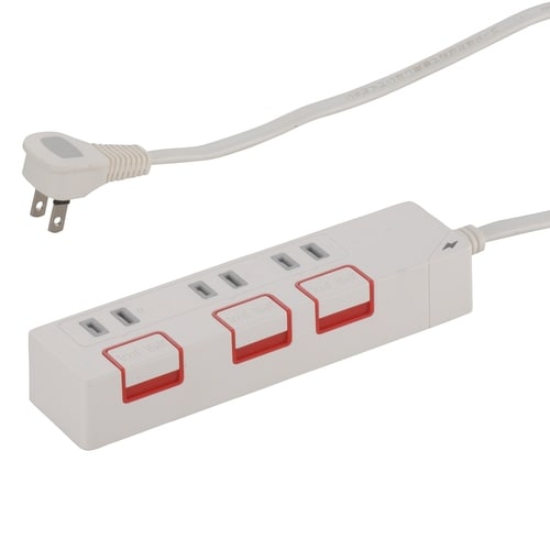 3口2.5mタップ雷PUSHSW