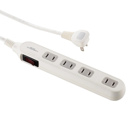 4口1.5mBRスイッチスリムタップ