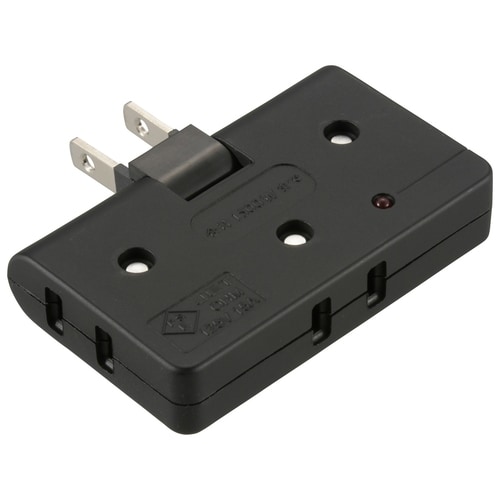 コーナータップ雷ガード黒