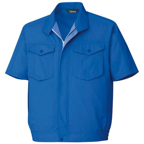 半袖ブルゾン GS348上 ロイヤルブルー M