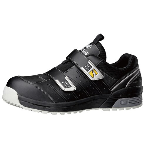 先芯入スニーカー MPN−305静電 黒 25.0