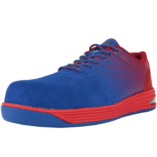 先芯入スニーカー WPA−110 青/赤 27.5