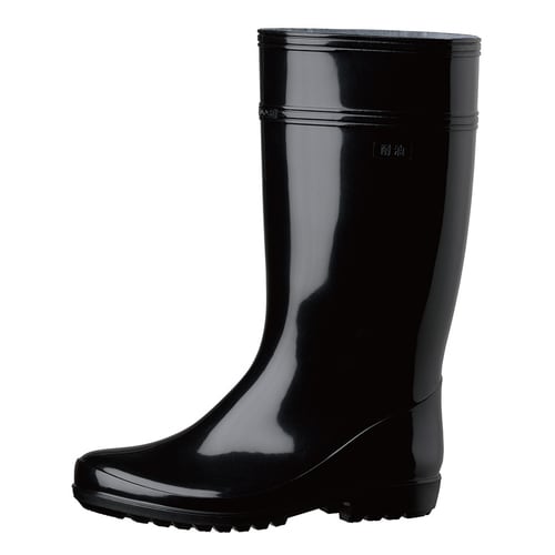 作業長靴 W2000 ブラック 25.5CM