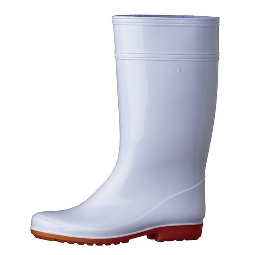 作業長靴 W2000 ホワイト 24.5CM