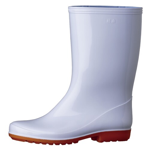 作業長靴 W2100 ホワイト 26.5CM