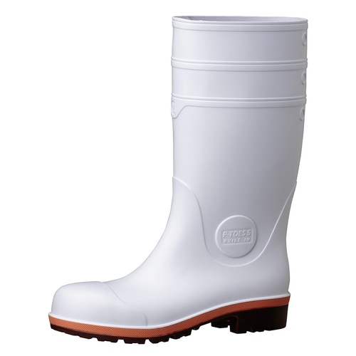 安全長靴 PW1000スーパー 白 25.5CM